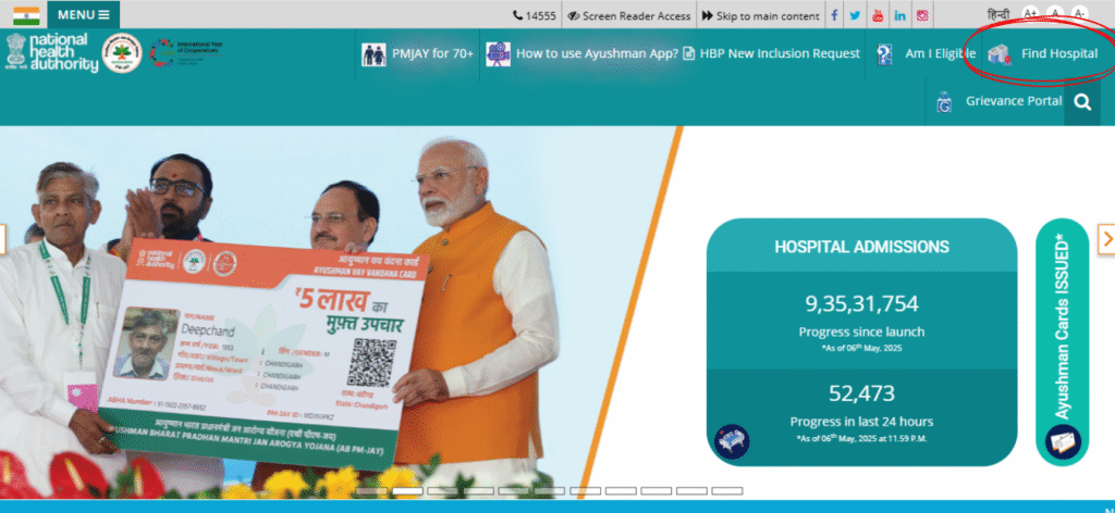 Ayushman Bharat hospital list