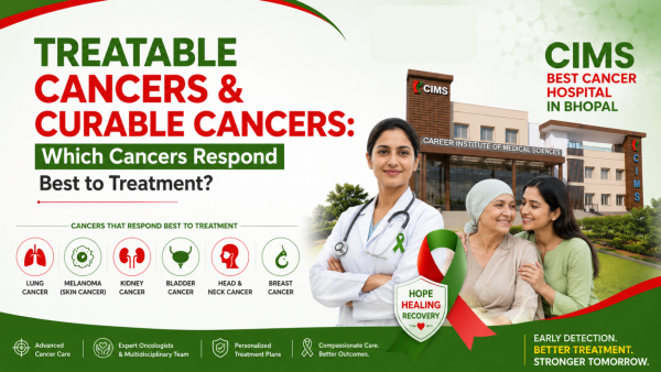 Treatable Cancers & Curable Cancers: Which Cancers Respond Best to Treatment? | CIMS Best Cancer Hospital in Bhopal
