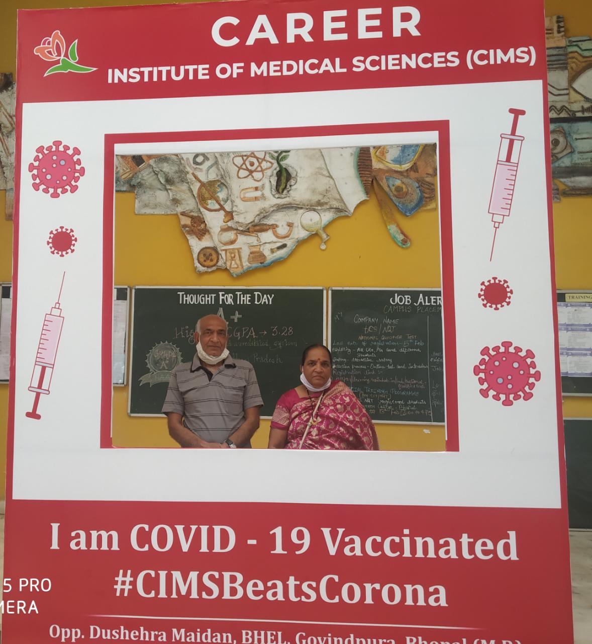 Covid-Vaccination Drive in Career Hospital, BHEL, Bhopal 